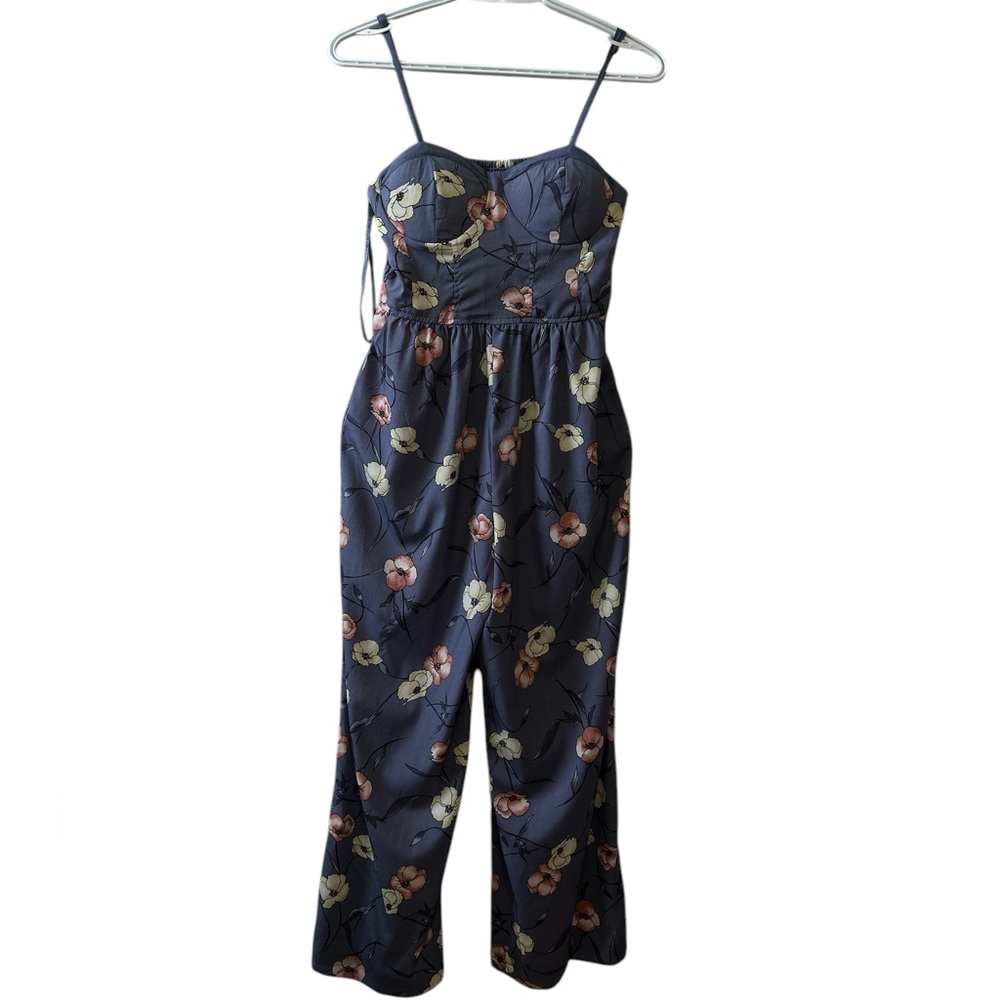 Floral Spaghetti Strap Jumpsuit